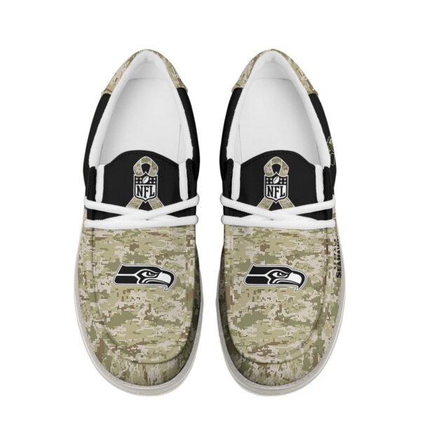 Tubopro Seattle Seahawks Personalized Hey Dude Shoes For Men And Women - Image 4