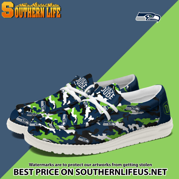 Tubopro Seattle Seahawks Personalized Hey Dude Shoes For Men And Women - Image 2