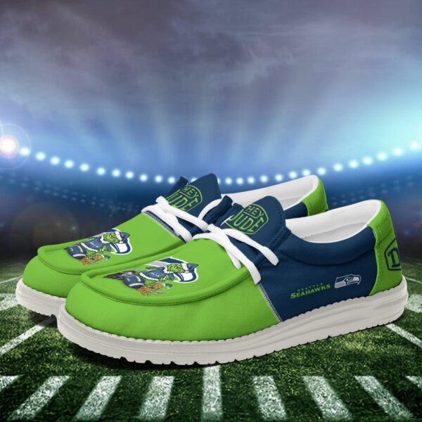Tubopro Seattle Seahawks Personalized Hey Dude Shoes For Men And Women - Image 4