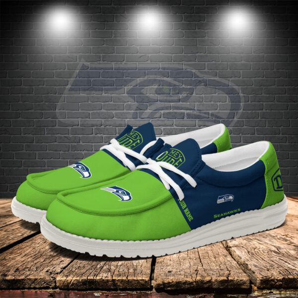 Tubopro Seattle Seahawks Personalized Hey Dude Shoes For Men And Women - Image 3