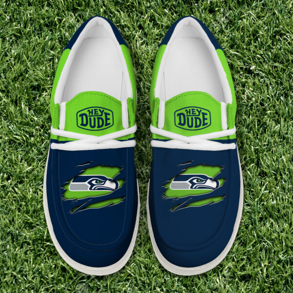 Tubopro Seattle Seahawks Personalized Hey Dude Shoes For Men And Women - Image 5
