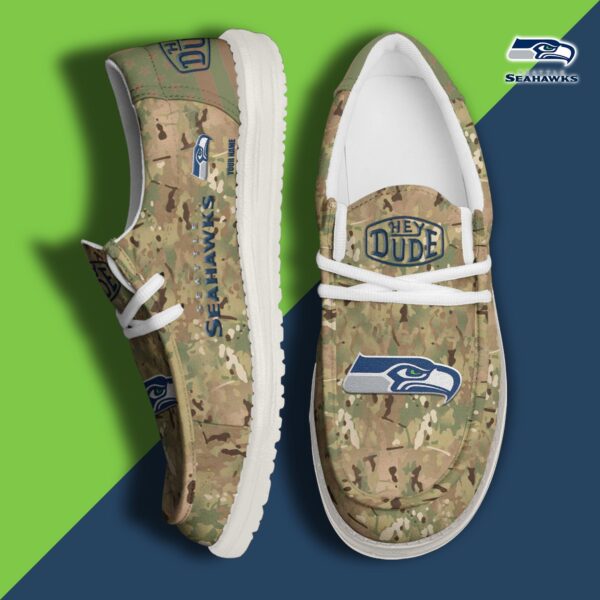 Tubopro Seattle Seahawks Personalized Hey Dude Shoes For Men And Women