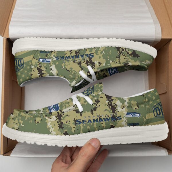 Tubopro Seattle Seahawks Personalized Hey Dude Shoes For Men And Women - Image 2
