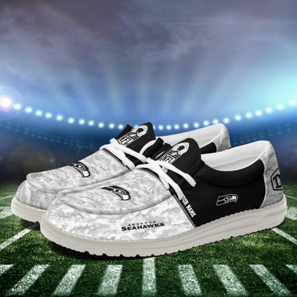 Tubopro Seattle Seahawks Personalized Hey Dude Shoes For Men And Women - Image 3