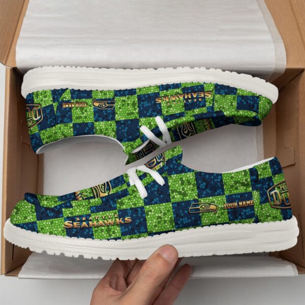 Tubopro Seattle Seahawks Personalized Hey Dude Shoes For Men And Women - Image 2