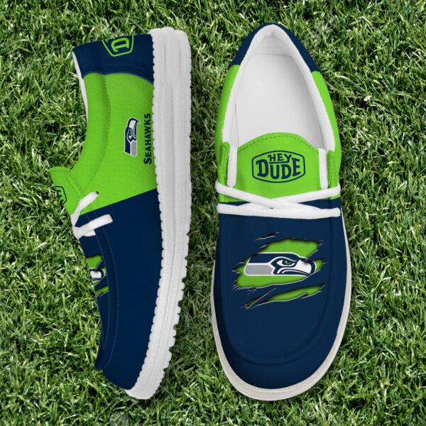 Tubopro Seattle Seahawks Personalized Hey Dude Shoes For Men And Women
