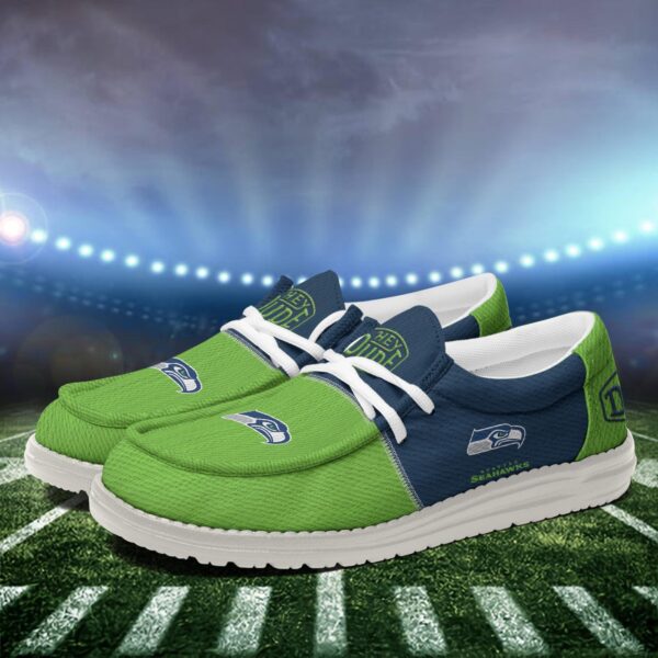 Tubopro Seattle Seahawks Personalized Hey Dude Shoes For Men And Women - Image 3