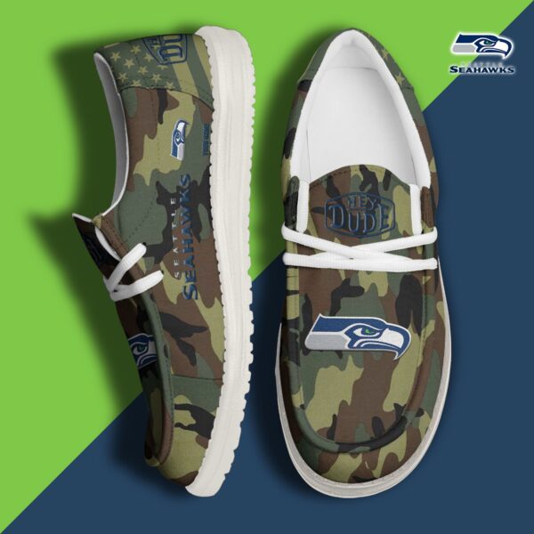 Tubopro Seattle Seahawks Personalized Hey Dude Shoes For Men And Women