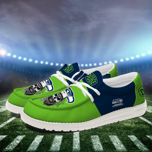 Tubopro Seattle Seahawks Personalized Hey Dude Shoes For Men And Women - Image 2