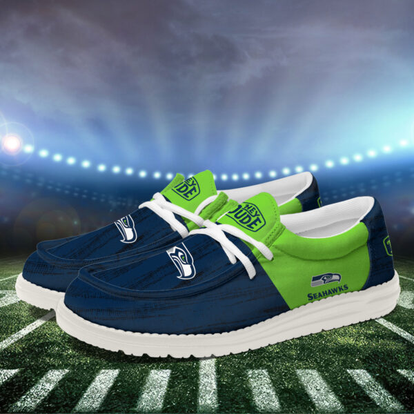 Tubopro Seattle Seahawks Personalized Hey Dude Shoes For Men And Women - Image 3