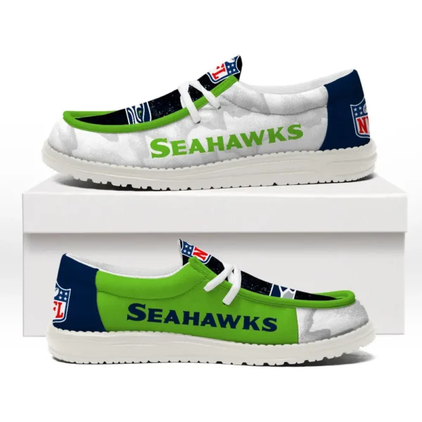 Tubopro Seattle Seahawks Personalized Hey Dude Shoes For Men And Women - Image 2