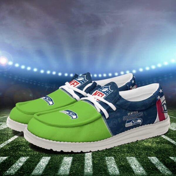 Tubopro Seattle Seahawks Personalized Hey Dude Shoes For Men And Women - Image 3