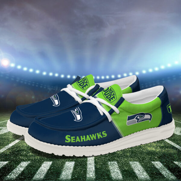 Tubopro Seattle Seahawks Personalized Hey Dude Shoes For Men And Women - Image 3