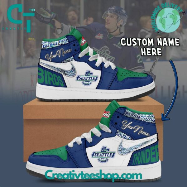 Tubopro Seattle Thunderbirds AJ1 High Sneakers Shoes For Men And Women