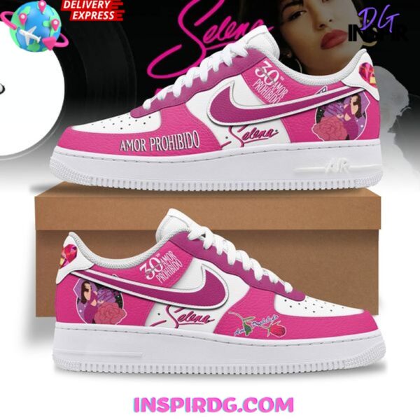 Tubopro Selena 30th Anniversary Amor Prohibido Air Low-Top Sneakers Shoes For Men And Women