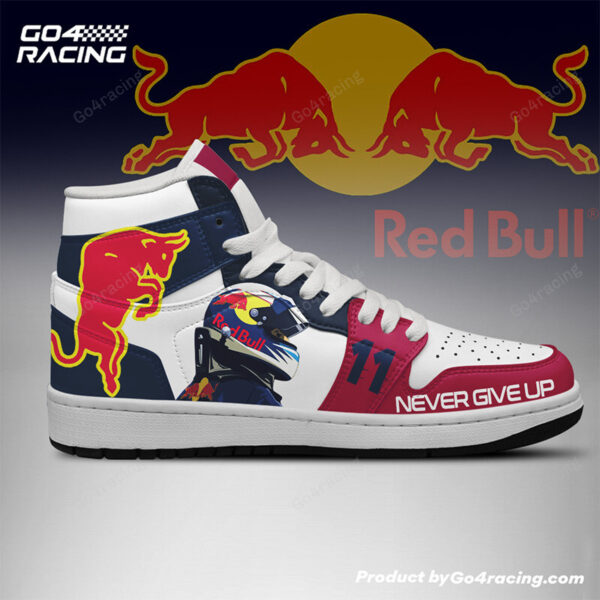 Tubopro Sergio Perez  Red Bull AJ1 High Sneakers Shoes For Men And Women - Image 4