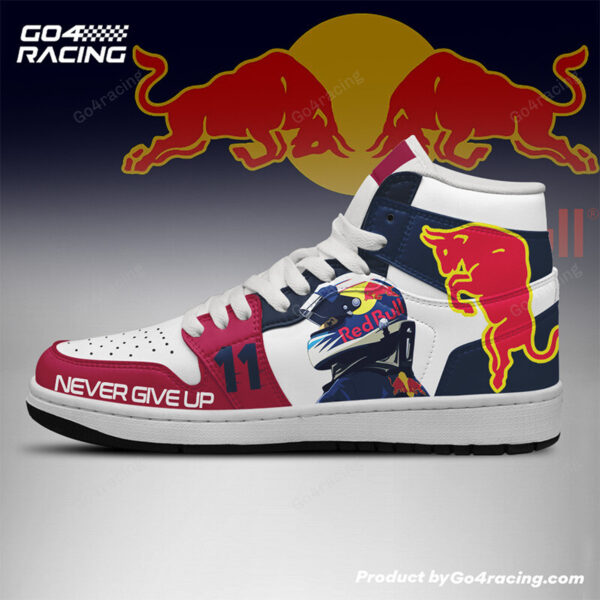 Tubopro Sergio Perez  Red Bull AJ1 High Sneakers Shoes For Men And Women - Image 3