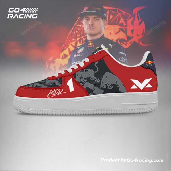 Tubopro Sergio x Race Red Bull Formula Air Low-Top Sneakers Shoes For Men And Women - Image 2