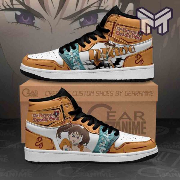 Tubopro Seven Deadly Sins AJ1 High Sneakers Shoes For Men And Women