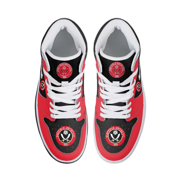 Tubopro Sheffield United AJ1 High Sneakers Shoes For Men And Women - Image 3