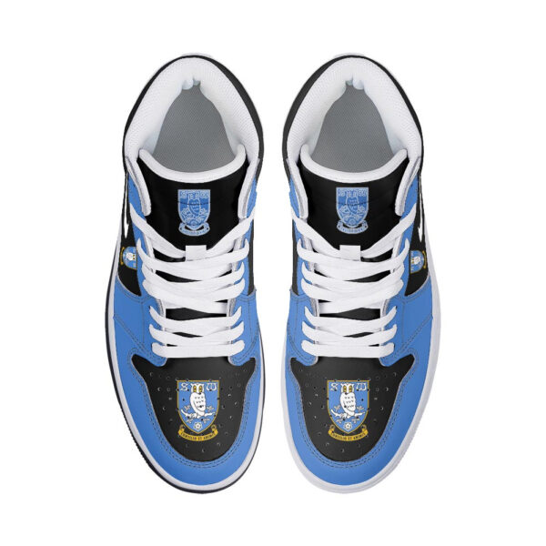 Tubopro Sheffield Wednesday AJ1 High Sneakers Shoes For Men And Women - Image 3