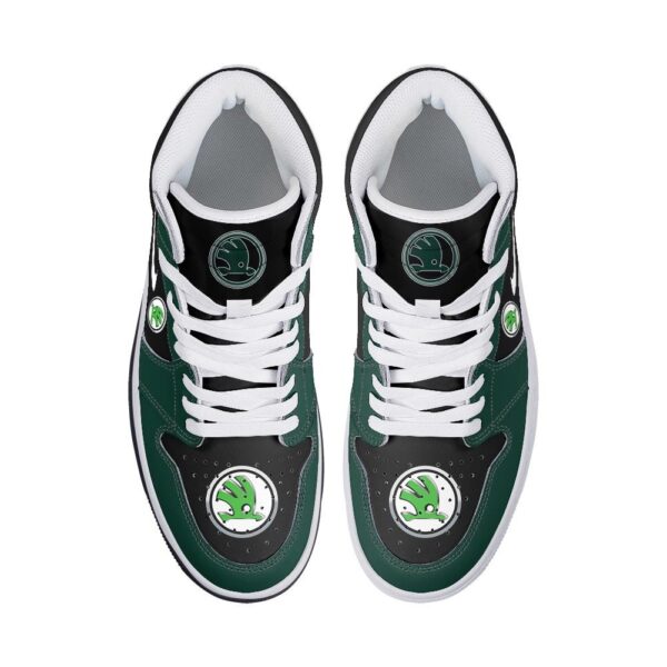 Tubopro Skoda AJ1 High Sneakers Shoes For Men And Women - Image 3