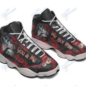 Tubopro Skull You And Me We Got This AJ13 Sneakers Shoes For Men And Women