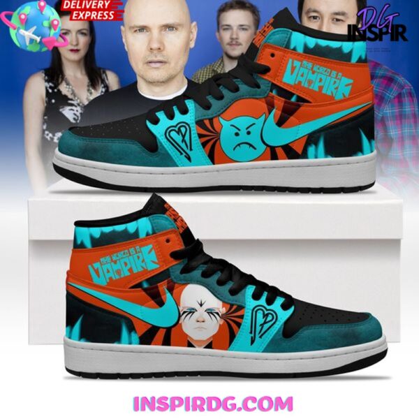 Tubopro Smashing Pumpkins World is A Vampire AJ1 High Sneakers Shoes For Men And Women