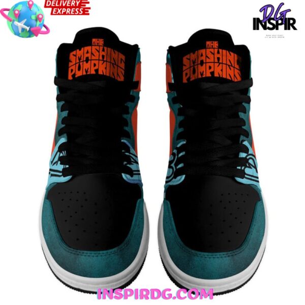Tubopro Smashing Pumpkins World is A Vampire AJ1 High Sneakers Shoes For Men And Women - Image 4