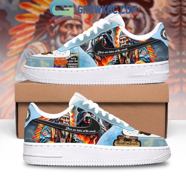 Tubopro Smokey Bear Air Low-Top Sneakers Shoes For Men And Women