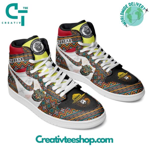 Tubopro Smokey Bear Only You Can Prevent Wildfires AJ1 High Sneakers Shoes For Men And Women - Image 3