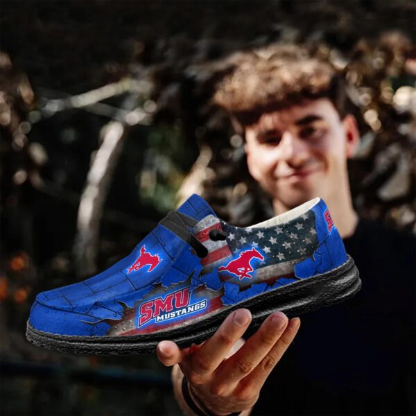 Tubopro SMU Mustangs Personalized Hey Dude Shoes For Men And Women - Image 4