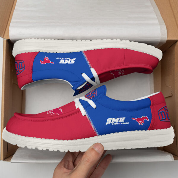 Tubopro SMU Mustangs Personalized Hey Dude Shoes For Men And Women - Image 3