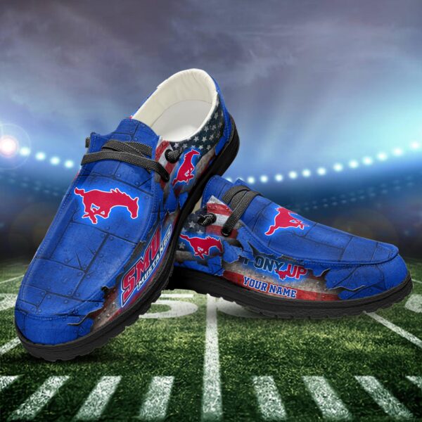 Tubopro SMU Mustangs Personalized Hey Dude Shoes For Men And Women - Image 3