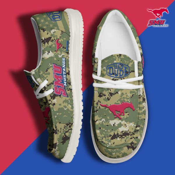 Tubopro SMU Mustangs Personalized Hey Dude Shoes For Men And Women