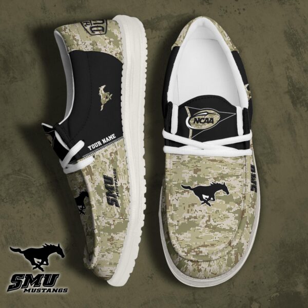 Tubopro SMU Mustangs Personalized Hey Dude Shoes For Men And Women