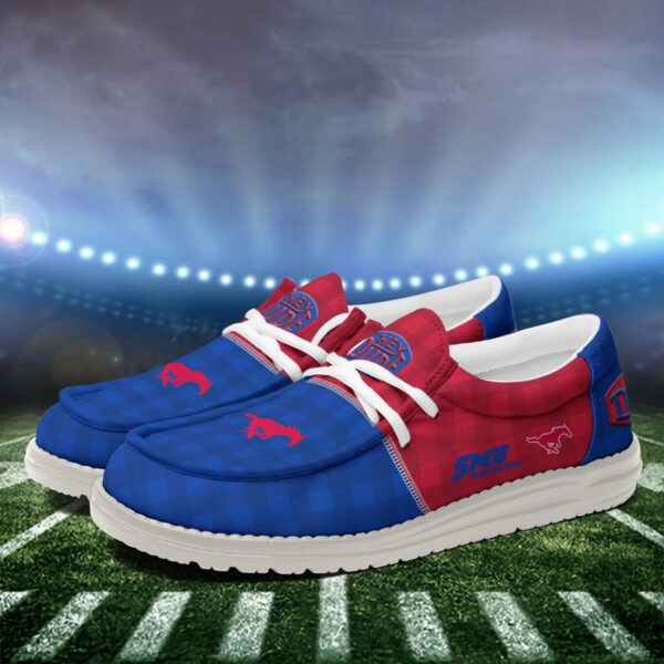 Tubopro SMU Mustangs Personalized Hey Dude Shoes For Men And Women - Image 4