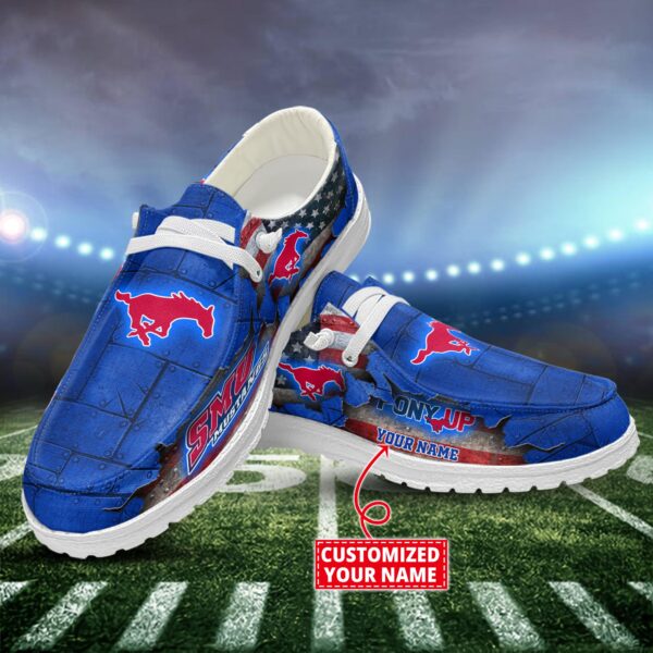 Tubopro SMU Mustangs Personalized Hey Dude Shoes For Men And Women