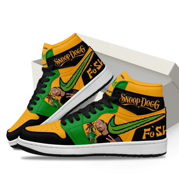 Tubopro Snoop Dogg AJ1 High Sneakers Shoes For Men And Women - Image 3