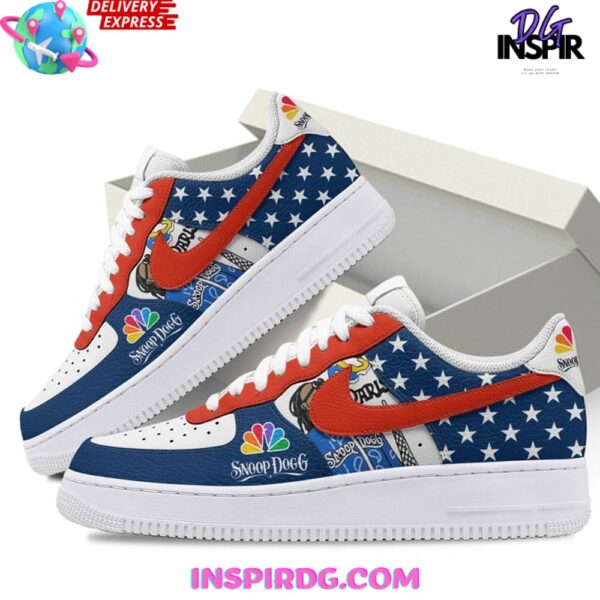 Tubopro Snoop Dogg x Olympic Paris Air Low-Top Sneakers Shoes For Men And Women - Image 3