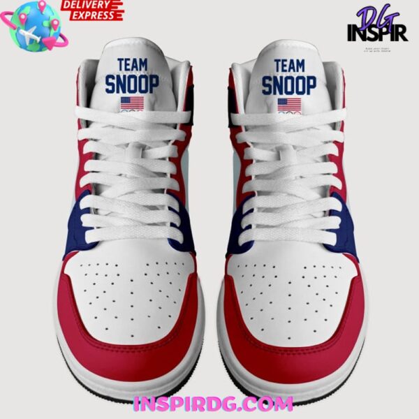 Tubopro Snoop Dogg x Olympic Paris AJ1 High Sneakers Shoes For Men And Women - Image 3