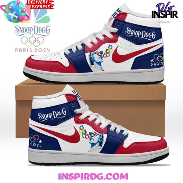 Tubopro Snoop Dogg x Olympic Paris AJ1 High Sneakers Shoes For Men And Women