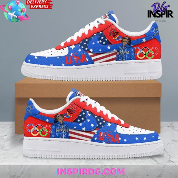 Tubopro Snoop Dogg x United States Olympic Air Low-Top Sneakers Shoes For Men And Women - Image 2