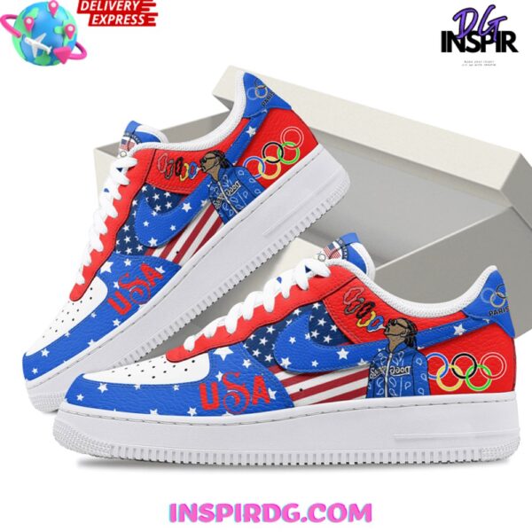 Tubopro Snoop Dogg x United States Olympic Air Low-Top Sneakers Shoes For Men And Women - Image 3