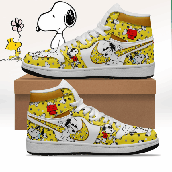 Tubopro Snoopy AJ1 High Sneakers Shoes For Men And Women
