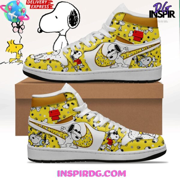 Tubopro Snoopy AJ1 High Sneakers Shoes For Men And Women