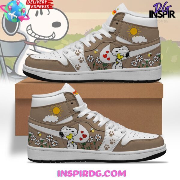 Tubopro Snoopy AJ1 High Sneakers Shoes For Men And Women