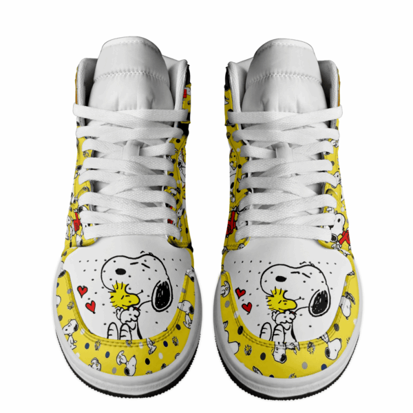Tubopro Snoopy AJ1 High Sneakers Shoes For Men And Women - Image 3