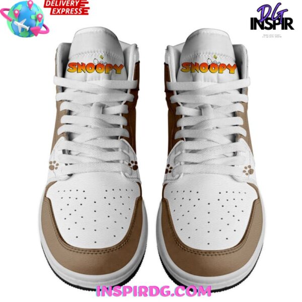 Tubopro Snoopy AJ1 High Sneakers Shoes For Men And Women - Image 3