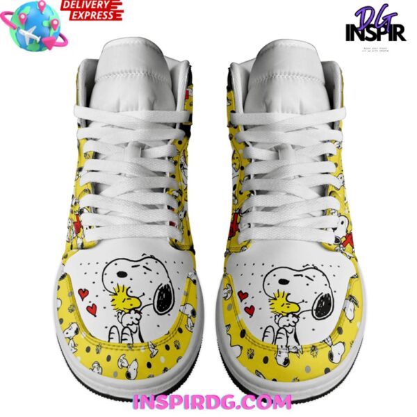 Tubopro Snoopy AJ1 High Sneakers Shoes For Men And Women - Image 3